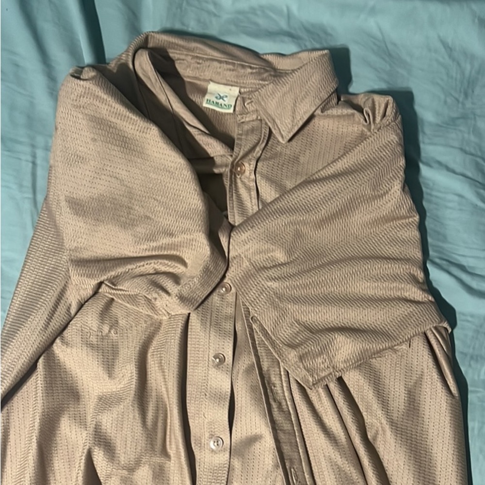 Vintage haband Silk button up, small